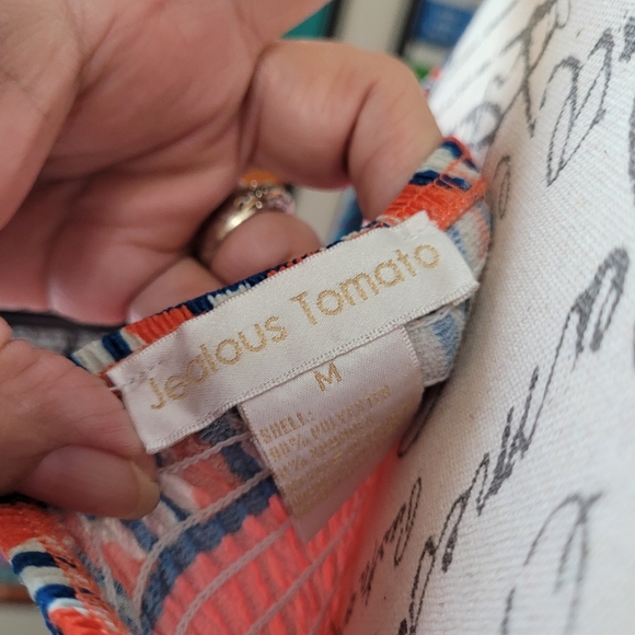 EUC JEALOUS TOMATO OFF THE SHOULDER MAXI DRESS - Picture 6 of 6